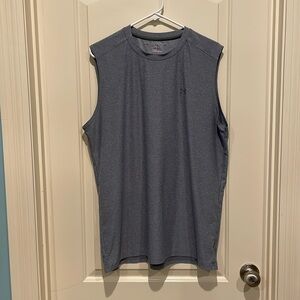 Mens Under Armour Heatgear Sleeveless Shirt, Size XL, Gray